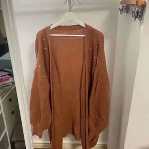 Women's Brown Knit Sweater
